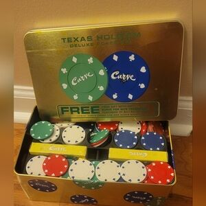 Branded Poker Chip Set - Red, Blue, Green, White